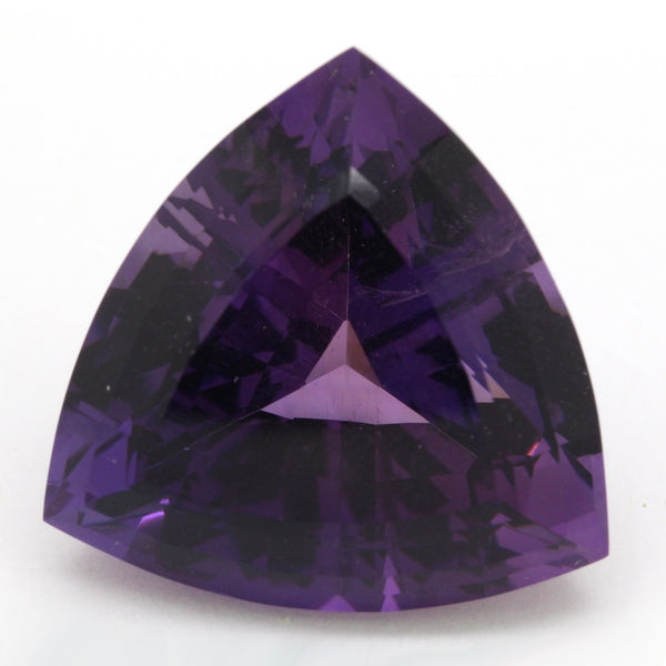 36.17ct Trillion Cut Amethyst VS1 Natural Uruguay 22.6x22.6mm