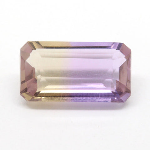 4.78ct Emerald Cut Ametrine Bi-Color IF Natural Brazil