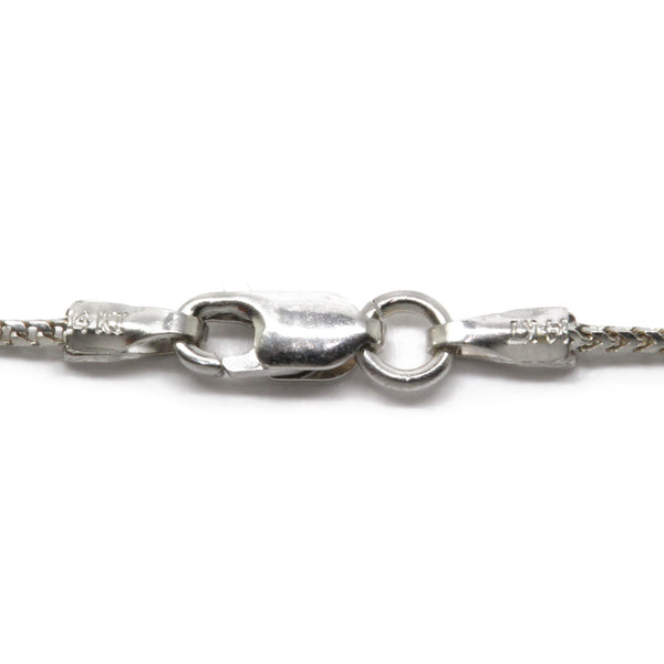 Blissful 0.77cts Diamond Cross Pendant Necklace VS1-VS2 14K White Gold, 20in L