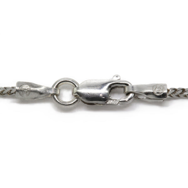 Blissful 0.77cts Diamond Cross Pendant Necklace VS1-VS2 14K White Gold, 20in L